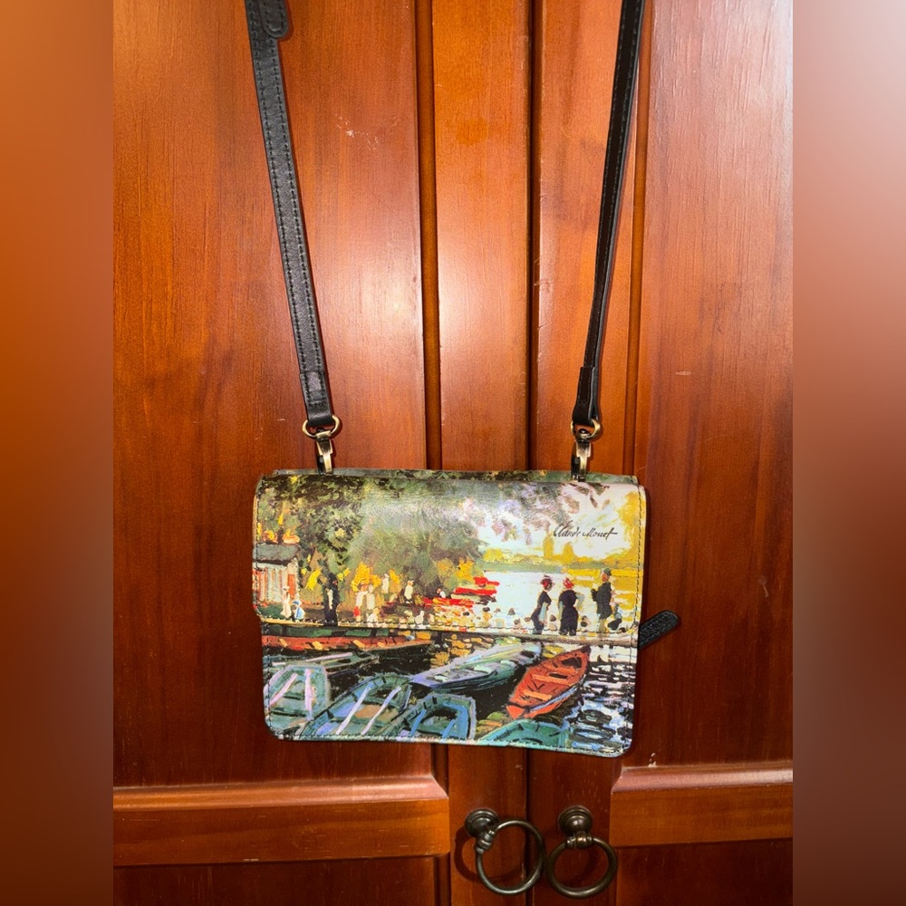 ICON Artistic Crossbody Bag with Black Strap